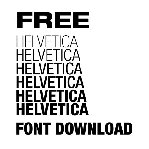 Helvetica neue ダウンロード フリー